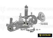 Boccole attacco ammortizzatore posteriore al braccio Whiteline per Mitsubishi Lancer EVO 4, 5, 6, 7, 8 e 9 — dettaglio 1