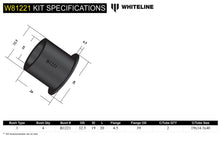 Boccole attacco posteriore braccio longitudinale posteriore Whiteline per Nissan NX e Pulsar N14 — dettaglio 4