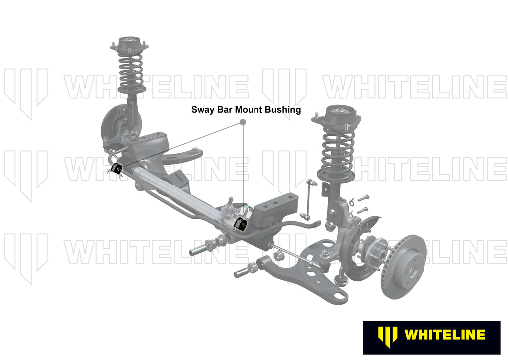 Boccole barra antirollio anteriore Whiteline 18 mm per Subaru BRZ, Toyota GT86 e GR86 — dettaglio 1