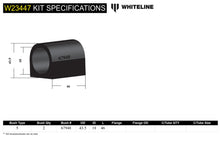 Boccole barra antirollio anteriore Whiteline 18 mm per Subaru BRZ, Toyota GT86 e GR86 — dettaglio 4