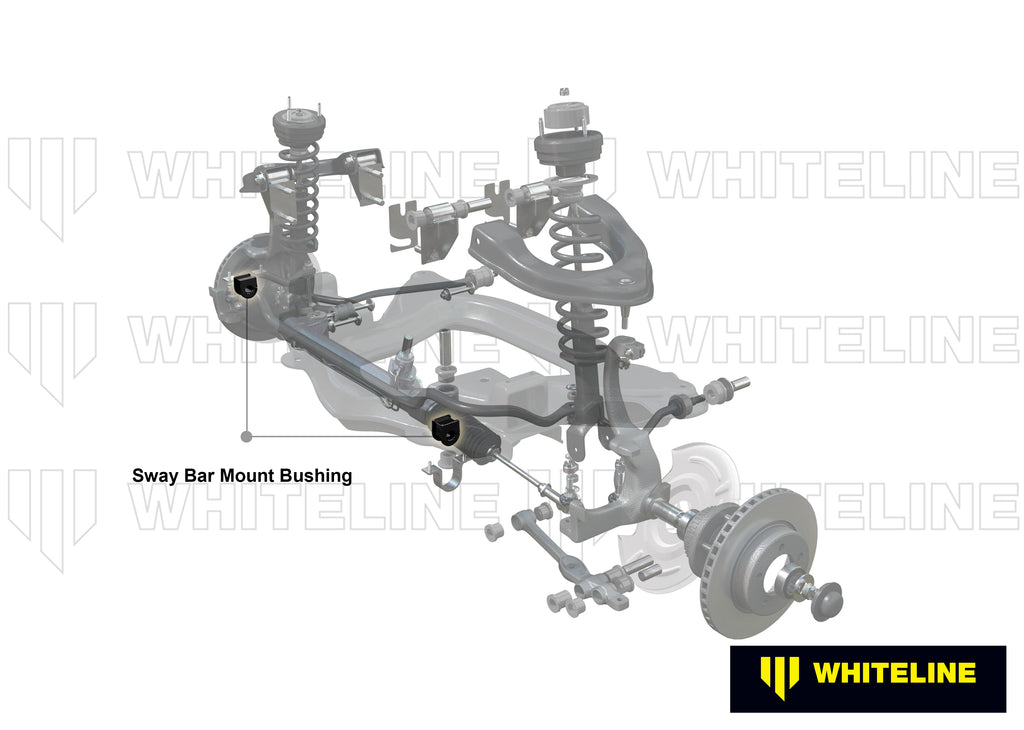 Boccole barra antirollio anteriore Whiteline 28 mm per Nissan 300ZX Z32 e Pulsar N14/N15 — dettaglio 1