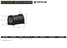 Boccole barra antirollio anteriore Whiteline 29 mm per Toyota Land Cruiser 80/105 e 4Runner N130 — dettaglio 5