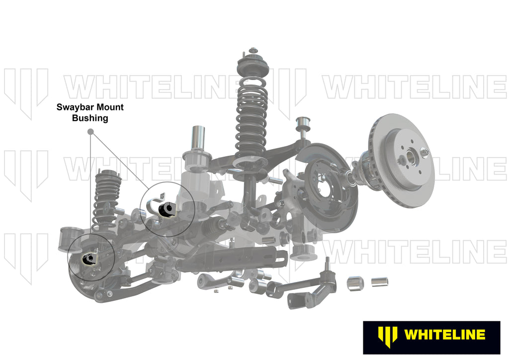 Boccole barra antirollio posteriore Whiteline 18 mm per Audi, SEAT, Škoda e Volkswagen PQ35 — dettaglio 2