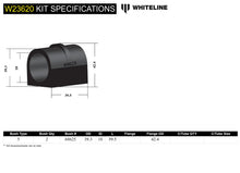 Boccole barra antirollio posteriore Whiteline 18 mm per Audi, SEAT, Škoda e Volkswagen PQ35 — dettaglio 5