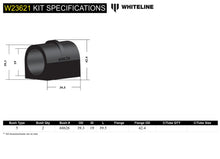 Boccole barra antirollio posteriore Whiteline 19 mm per Audi, SEAT, Škoda e Volkswagen PQ35 — dettaglio 5