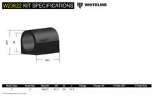 Boccole barra antirollio posteriore Whiteline 20 mm per Audi, SEAT, Škoda e Volkswagen PQ35 — dettaglio 5