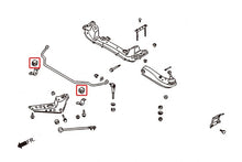 Boccole barra stabilizzatrice anteriore 28 mm Hardrace Nissan 240SX e Silvia S13 – 2 pezzi – foto 2