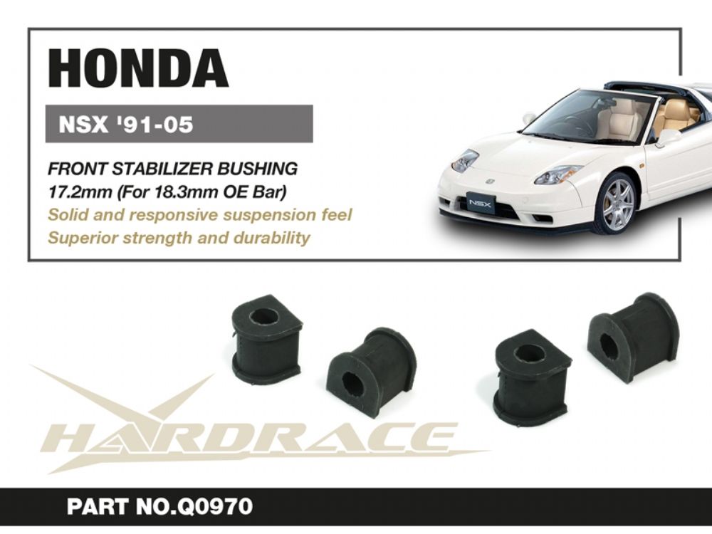 Boccole barra stabilizzatrice anteriore Hardrace Honda e Acura NSX – barra originale 18,3 mm – 2 pezzi – foto 2