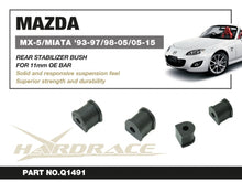 Boccole barra stabilizzatrice posteriore 11 mm Hardrace Mazda MX-5 NA, NB e NC – 2 pezzi – foto 2