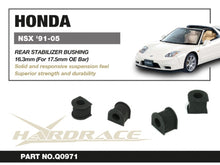Boccole barra stabilizzatrice posteriore Hardrace Honda e Acura NSX – barra originale 17,5 mm – 2 pezzi – foto 2
