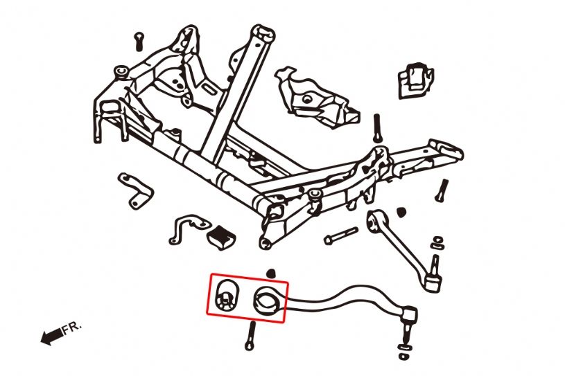 Boccole bracci anteriori Hardrace BMW Serie 5 E39 fino a 6 cilindri – kit 2 pezzi – foto 2
