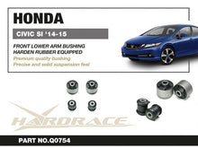 Boccole bracci inferiori anteriori Hardrace Honda Civic MK9 Si FG e FB 2014–2015 – 4 pezzi – foto 2