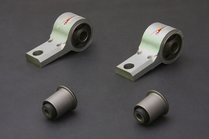 Boccole bracci inferiori anteriori in gomma Hardrace Ford Fiesta MK6 e Mazda 2 DY – kit 4 pezzi – foto 1