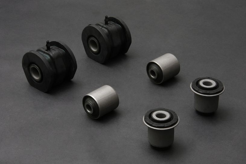Boccole bracci inferiori anteriori in gomma Hardrace Honda Civic MK6 EJ6 EJ7 EJ8 USDM – kit 6 pezzi – foto 1