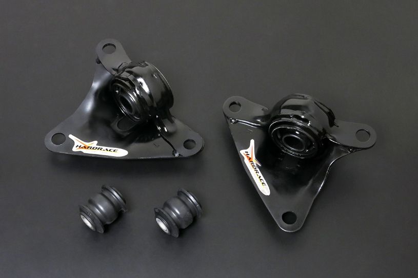 Boccole bracci inferiori anteriori in gomma Hardrace Honda Fit Jazz MK2 – kit 4 pezzi – foto 1