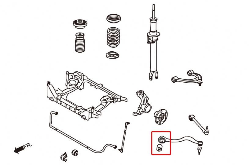 Boccole bracci inferiori anteriori lato anteriore Hardrace BMW Serie 5 6 7 2WD – kit 2 pezzi – foto 2