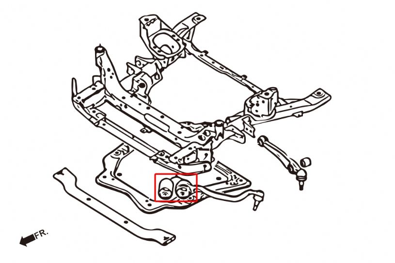 Boccole bracci inferiori anteriori lato anteriore Hardrace BMW X5 X6 – kit 2 pezzi – foto 2