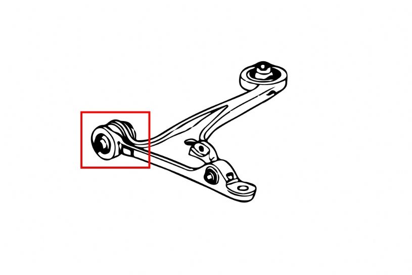 Boccole bracci inferiori anteriori lato telaio Hardrace Honda S2000 – kit 2 pezzi – foto 2