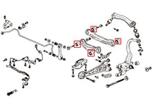 Boccole bracci laterali posteriori in gomma Hardrace Honda Accord MK4 e MK5 – kit 8 pezzi – foto 2