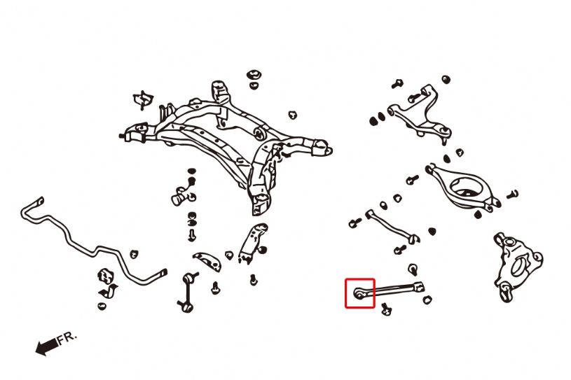 Boccole bracci longitudinali posteriori Hardrace Nissan 350Z Skyline Infiniti G35 – kit 2 pezzi – foto 2