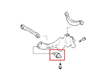 Boccole bracci longitudinali posteriori in gomma Hardrace Ford Mazda Volvo – kit 2 pezzi – schema di montaggio