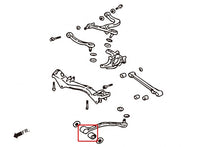 Boccole bracci longitudinali posteriori sferiche Hardrace Mitsubishi Lancer EVO 4–9 – kit 2 pezzi – foto 2