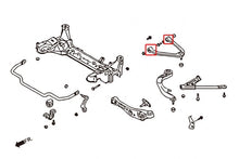 Boccole bracci superiori anteriori Hardrace Nissan 350Z Skyline Infiniti G35 – kit 4 pezzi – foto 2