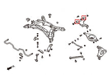 Boccole bracci superiori posteriori Hardrace Nissan Infiniti – kit 4 pezzi – foto 2
