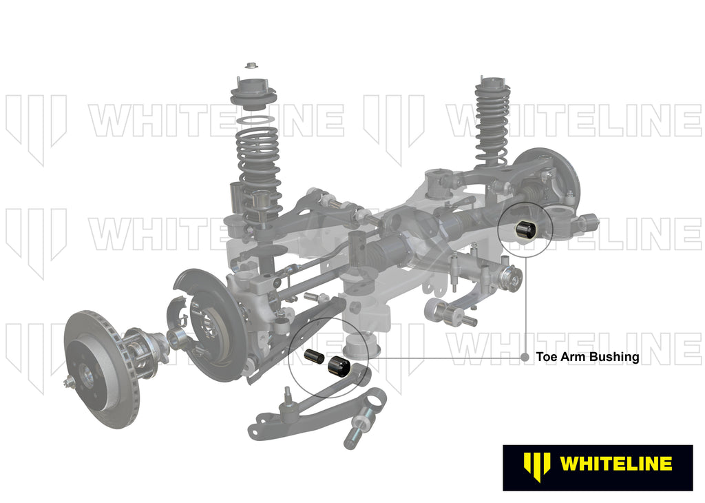 Boccole braccio di convergenza posteriore interno Whiteline per Honda S2000 AP — dettaglio 1