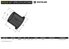 Boccole braccio inferiore anteriore interno anteriore Whiteline per Subaru Forester, Impreza, Legacy, Liberty, Outback e XV — dettaglio 4