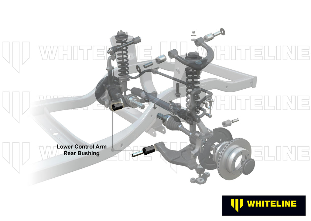 Boccole braccio inferiore anteriore interno posteriore Whiteline per Volkswagen Amarok 2H e Transporter T5 — dettaglio 1