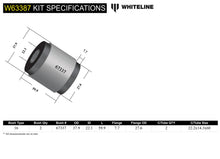 Boccole braccio inferiore posteriore Whiteline per Mazda RX-8 FE — dettaglio 4