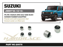 Boccole eccentriche bracci di reazione anteriori lato ponte Hardrace Suzuki Jimny MK3 e MK4 – 4 pezzi – foto 2