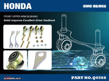 Boccole eccentriche bracci superiori anteriori Hardrace Honda Civic MK5 e Integra DC2 – 6 pezzi – foto 2