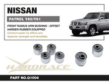 Boccole eccentriche puntoni anteriori lato ponte Hardrace Nissan Patrol e Toyota Land Cruiser J80 e J105 – 4 pezzi – foto 2