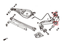 Boccole fuselli posteriori sferiche e in gomma Hardrace BMW Serie 3 Z4 – kit 4 pezzi – foto 2