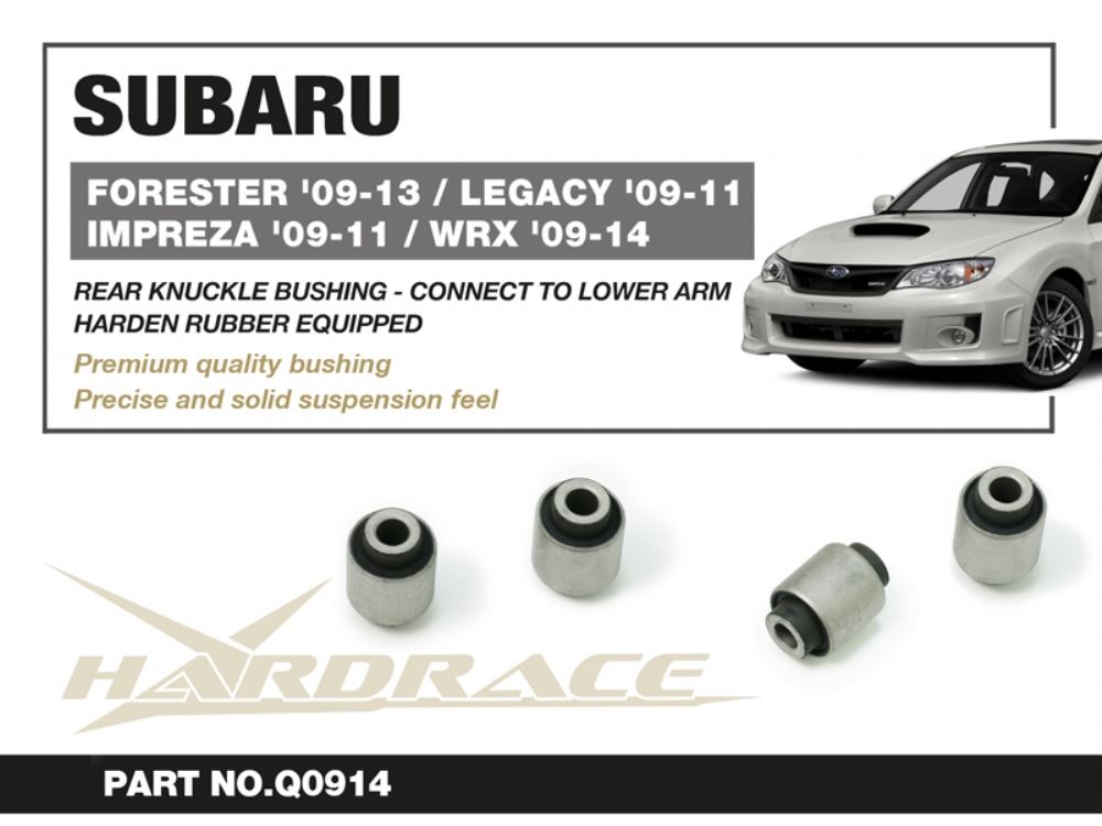 Boccole fusello posteriore 34,2 mm Hardrace Subaru WRX, Forester e Legacy e Outback – 2 pezzi – foto 2