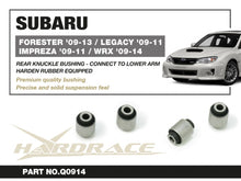 Boccole fusello posteriore 34,2 mm Hardrace Subaru WRX, Forester e Legacy e Outback – 2 pezzi – foto 2