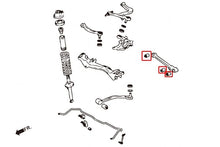 Boccole in gomma per bracci inferiori posteriori in alluminio Hardrace Mitsubishi Lancer EVO 4–9 – kit 6 pezzi – foto 2