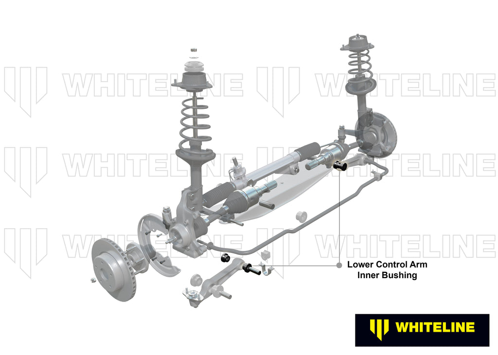 Boccole interne braccio inferiore anteriore Whiteline per Mazda 323 FA, 626 CB e RX-7 SA — dettaglio 1
