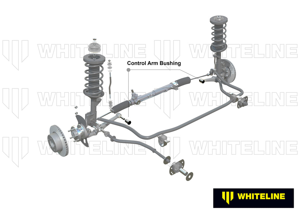 Boccole interne braccio inferiore anteriore Whiteline per Mazda 323 FA, 626 CB e RX-7 SA — dettaglio 2