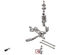 Boccole lato anteriore bracci sospensione in gomma Hardrace Mitsubishi Lancer EVO 7–10 – kit 2 pezzi – foto 2