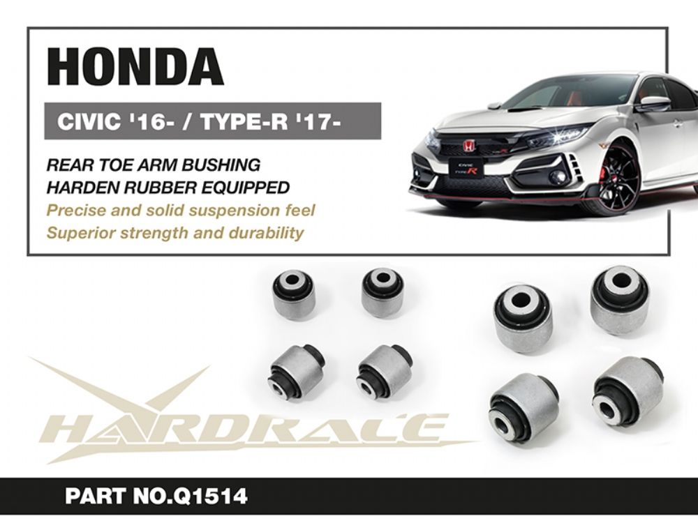 Boccole per bracci di convergenza posteriori Hardrace Honda Civic MK10, MK11 e Prelude MK6 – 4 pezzi – foto 2
