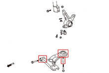 Boccole per bracci inferiori anteriori Hardrace Toyota Corona ed Exsior – 4 pezzi – foto 2