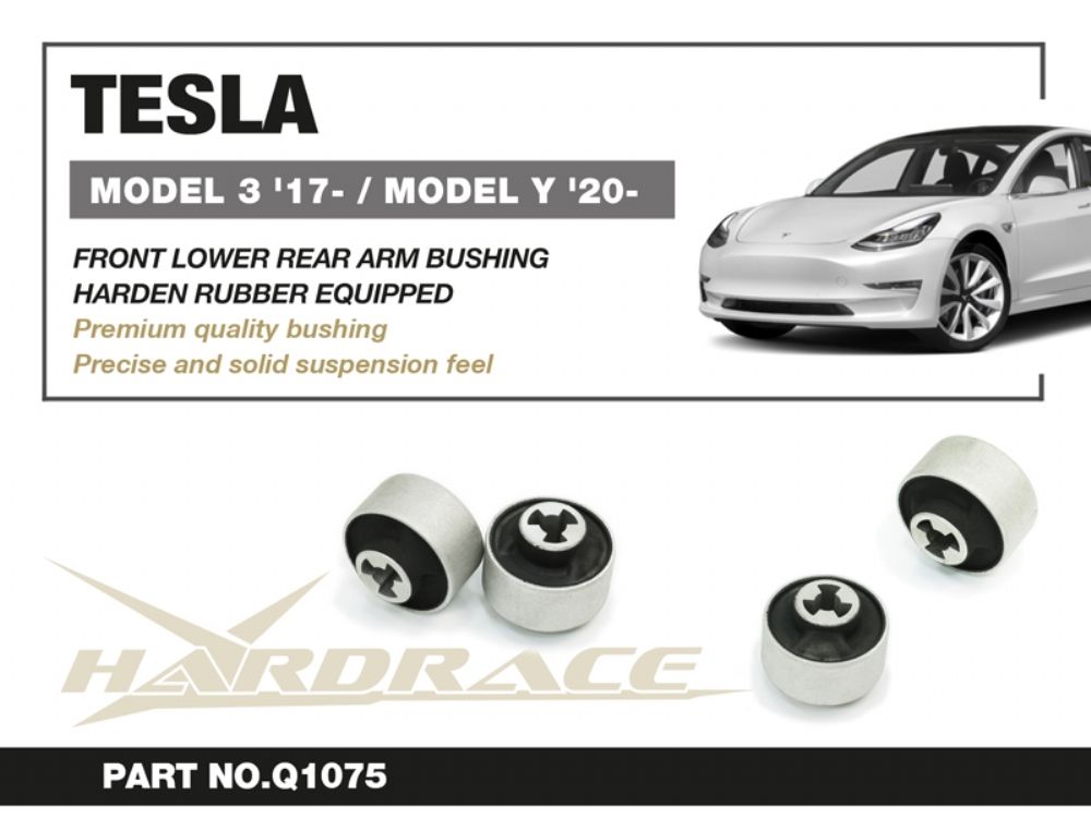 Boccole per bracci inferiori posteriori dell’avantreno Hardrace Tesla Model 3 e Model Y – kit 2 pezzi – foto 2