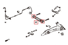 Boccole per bracci inferiori posteriori Hardrace Honda Civic 1996–2001 con attacco ammortizzatore 40 mm – 6 pezzi – foto 2