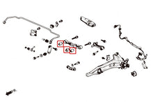 Boccole per bracci inferiori posteriori Hardrace Honda Integra DA – 6 pezzi – foto 2