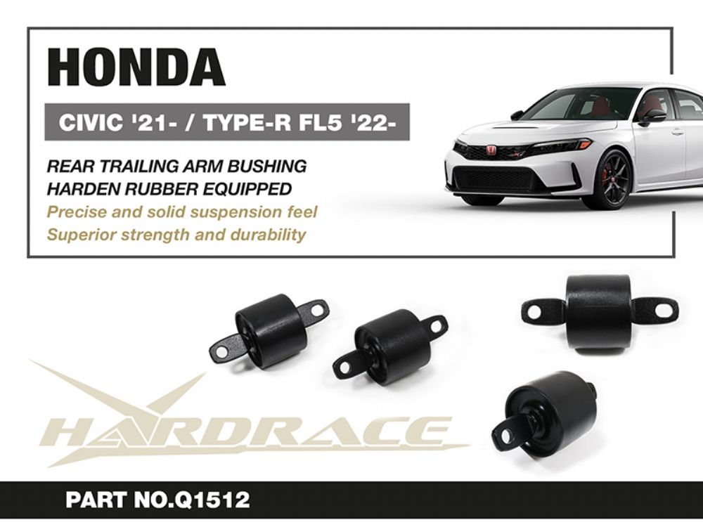 Boccole per bracci longitudinali posteriori Hardrace Honda Civic MK11 – 2 pezzi – foto 2