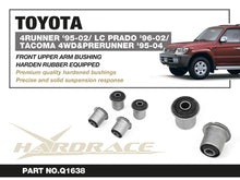 Boccole per bracci superiori anteriori Hardrace Toyota 4Runner MK3, Land Cruiser Prado J90 e Tacoma MK1 – 4 pezzi – foto 2