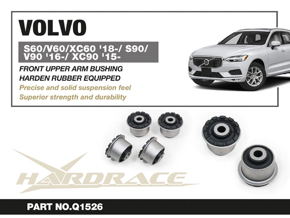 Boccole per bracci superiori anteriori Hardrace Volvo S90 MK2 – kit 4 pezzi – foto 2